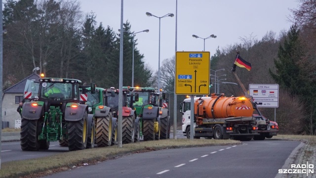 Wyjazd do Niemiec pod znakiem zapytania. Niemieccy rolnicy blokują w piątek dwa drogowe przejścia graniczne w naszym regionie.