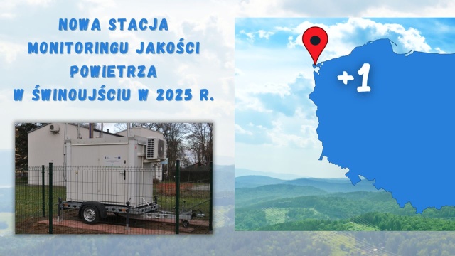 Nową stację monitoringu powietrza chce uruchomić w Świnoujściu Główny Inspektorat Ochrony Środowiska.