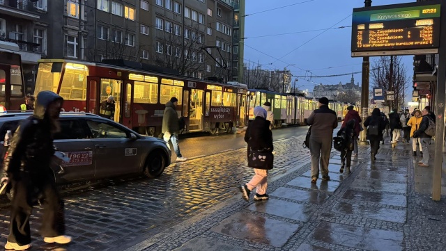 Nie jeżdżą tramwaje w kierunku szczecińskich Pomorzan.
