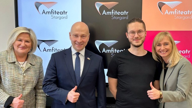 Modernizowany już od ponad dwóch lat, amfiteatr w Stargardzie ma swój logotyp. Nowy znak graficzny oficjalnie pokazało Stargardzkie Centrum Kultury.