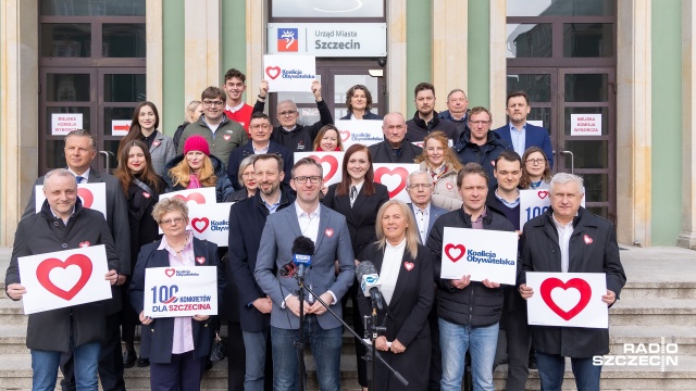 Koalicja Obywatelska przedstawiła dziś swoich kandydatów do Rady Miasta Szczecin. Jednym z nich jest Jakub Salomon - działacz społeczny i tegoroczny maturzysta.