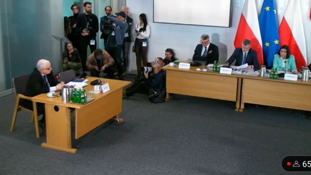 Prezes Prawa i Sprawiedliwości Jarosław Kaczyński zeznawał przed komisją śledczą ds. Pegasusa.