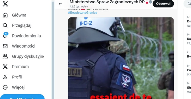 Rozpoczęła się kampania informacyjna, która ma zniechęcić migrantów do podejmowania prób nielegalnego przedostawania się do Polski i Europy Zachodniej.
