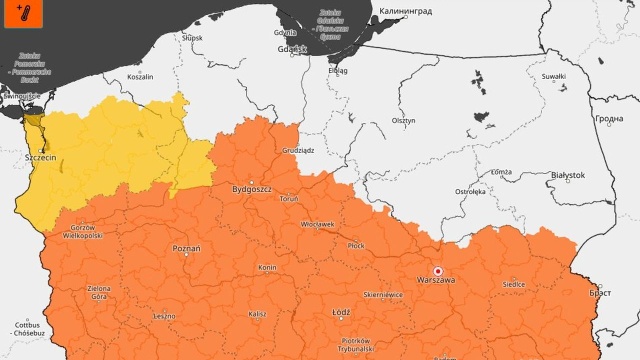 Instytut Meteorologii i Gospodarki Wodnej ostrzega przed upałem w prawie całej Polsce.