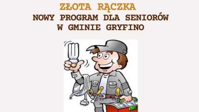 To wielka pomoc przy drobnych naprawach. O pomoc złotej rączki mogą ubiegać się mieszkańcy Gryfina, którzy skończyli 65 lat.