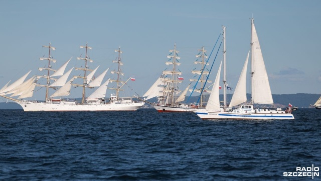 Mimo że The Tall Ships Races już za nami, to w Świnoujściu wciąż można je podziwiać i to w pełnej krasie - pod żaglami.