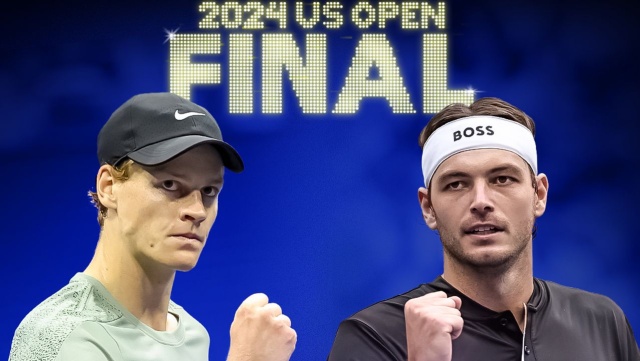 Jannik Sinner zagra z Taylorem Fritzem w niedzielnym finale wielkoszlemowego turnieju US Open.