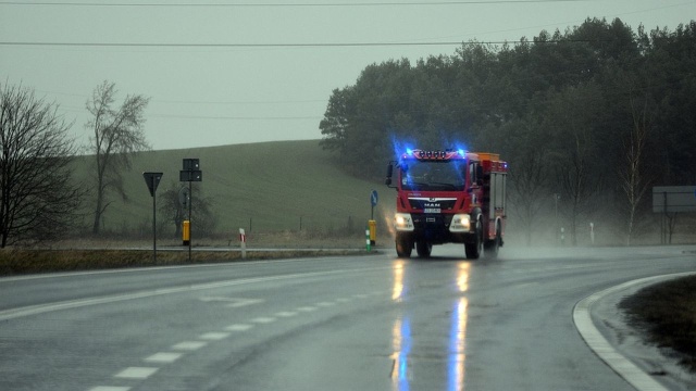 Kolejni strażacy z zachodniopomorskiego jadą na tereny dotknięte powodzią