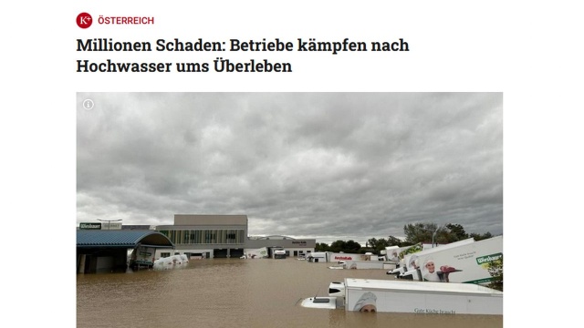 600-700 milionów euro, czyli nawet trzy miliardy złotych - na tyle szacowane są obecnie straty po powodzi w Dolnej Austrii. Najmocniej dotknięty przez żywioł land liczy, ale też sprząta, choć nie wszędzie jeszcze jest to możliwe.