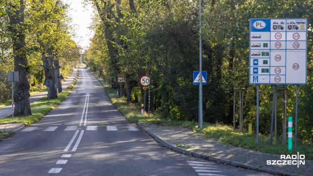 Zamknięta droga Gryfino-Mescherin