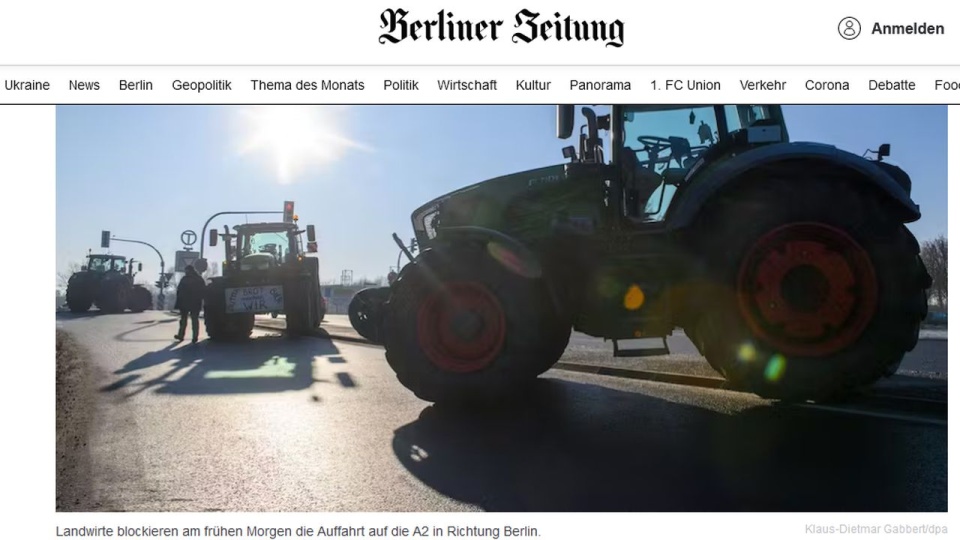 Wielu protestujących przyjechało już do Berlina, gdzie w poniedziałek odbędzie się końcowa demonstracja. źródło: https://www.berliner-zeitung.de/