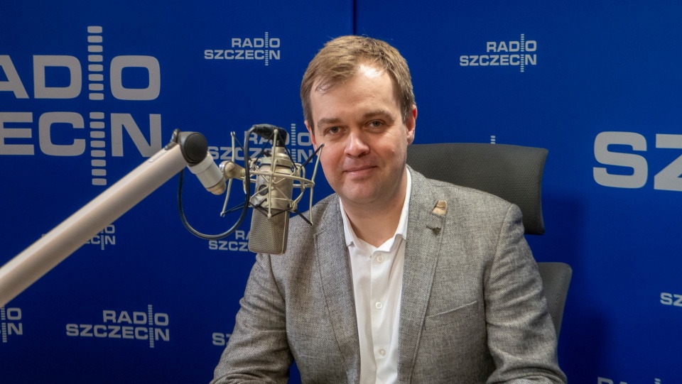Sebastian Wierciak, redaktor naczelny Radia Szczecin. Fot. Maciej Papke [Radio Szczecin]