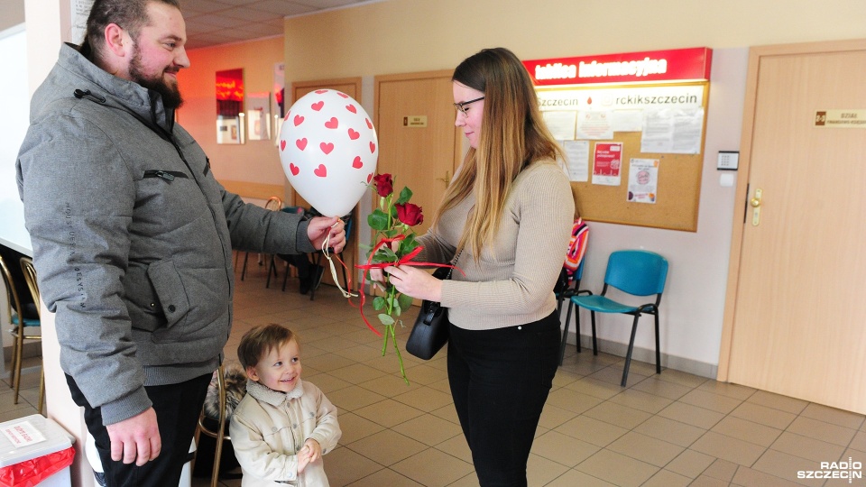 Podczas środowej akcji krew oddało ponad 200 osób. Fot. Marcin Kokolus [Radio Szczecin]