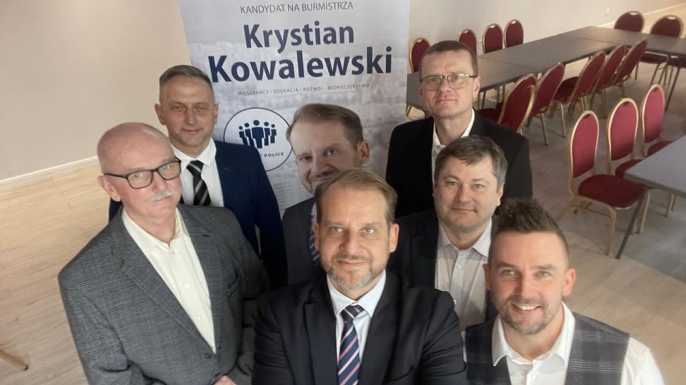 Radny Krystian Kowalewski reprezentujący w Radzie Miejskiej klub "Projekt Police". Fot. archiwum autora