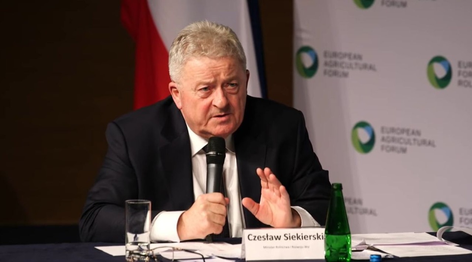 Minister rolnictwa Czesław Siekierski. Fot. twitter.com/MRiRW_GOV_PL