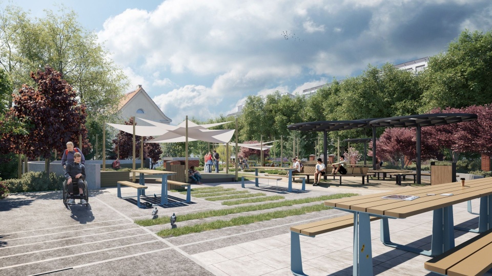Piastów Chill Garden. Mat. Uniwersytet Szczeciński