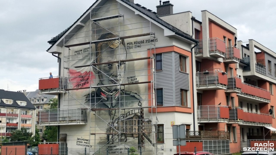 Mural rotmistrza Pileckiego powstał w Stargardzie