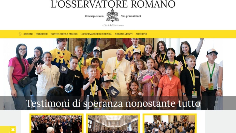 źródło: https://www.osservatoreromano.va/it.html