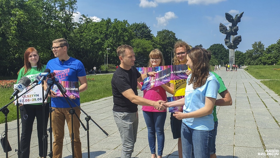 Młodzi Szczecinianie z biletami na Campus Polska [ZDJĘCIA]