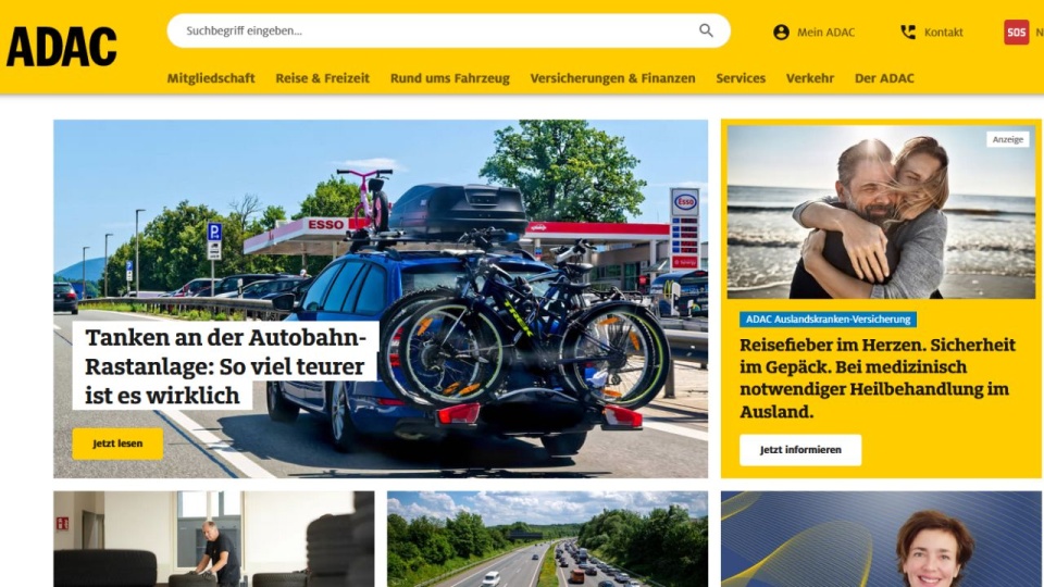 ADAC radzi tankować poza autostradami i najlepiej wieczorem. źródło: https://www.adac.de/