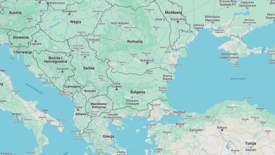 Wypadek pod bułgarskim Burgas. Fot. www.google.com/maps