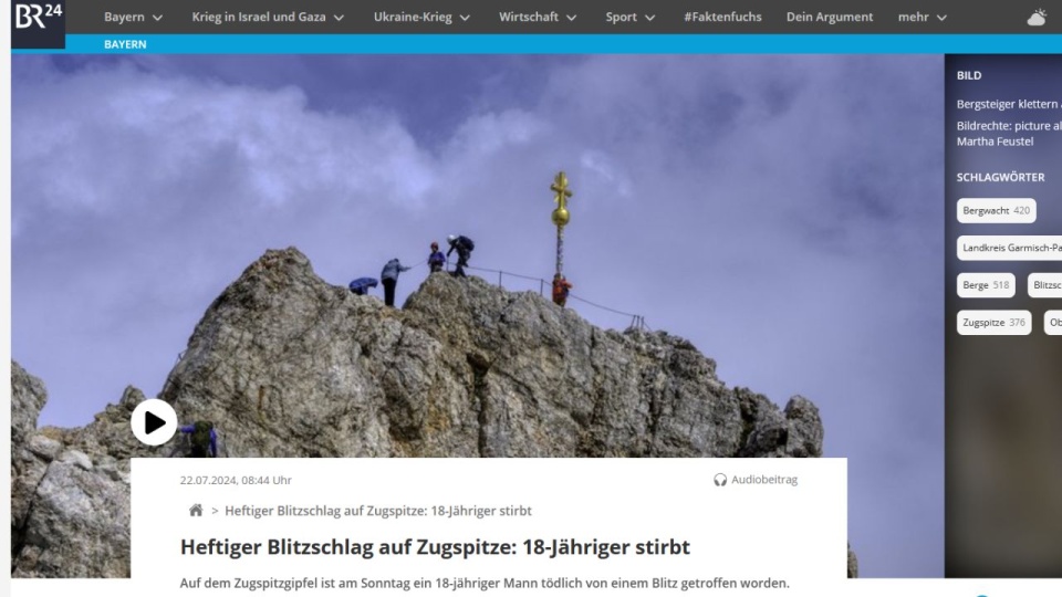 Zugspitze. źródło: https://www.br.de/