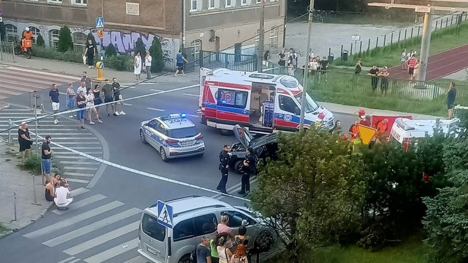 Wypadek i utrudnienia na Niebuszewie