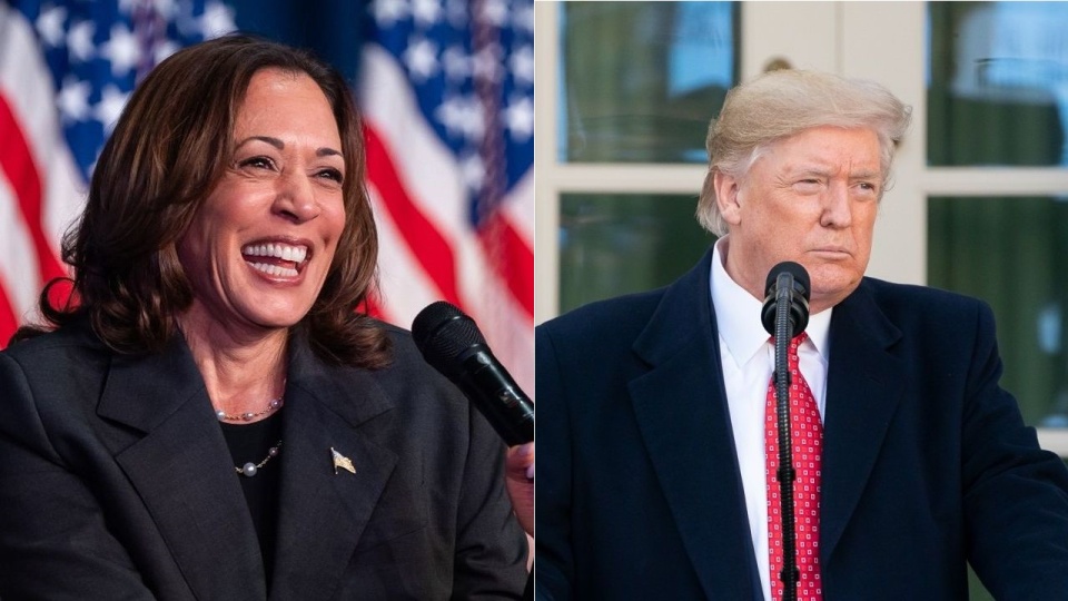 Kamala Harris i Donald Trump. Fot. Facebook / Kamala Harris & WhiteHouse