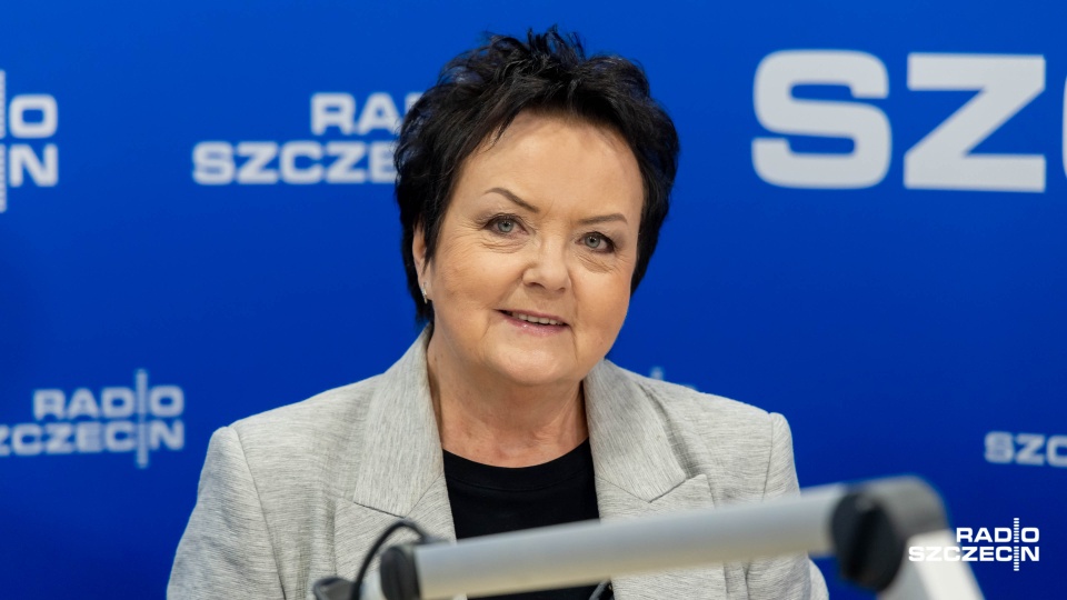 Prof. dr hab. Ewa Kołodziejek, językoznawczyni. Fot. Robert Stachnik [Radio Szczecin]