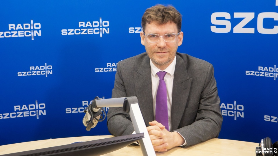 Michał Przepiera, zastępca prezydenta Szczecina do spraw inwestycji. Fot. Maciej Papke [Radio Szczecin]