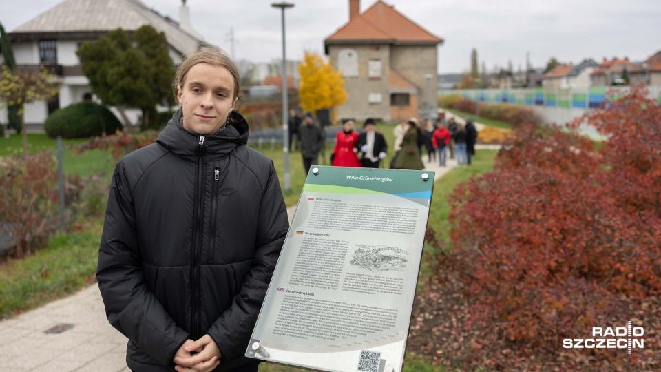 Przy willi Grünebergów będzie można poznać jej historię [ZDJĘCIA]