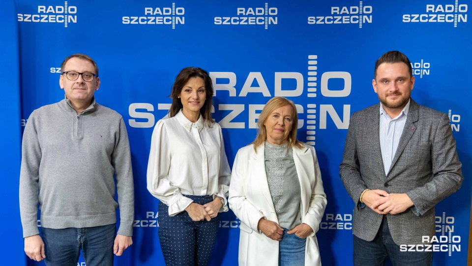 Urszula Pańka, Agnieszka Kosińska, Dawid Krystek, Krzysztof Romianowski Fot. Robert Stachnik [Radio Szczecin]