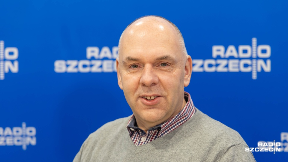 Dr hab. Bartłomiej Toszek, prof. US, politolog z Instytutu Nauk o Polityce i Bezpieczeństwie Uniwersytetu Szczecińskiego. Fot. Robert Stachnik [Radio Szczecin]