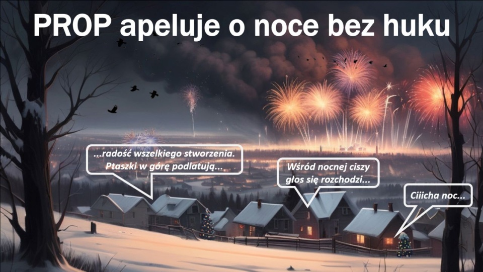 Apel, by nie używać fajerwerków i petard