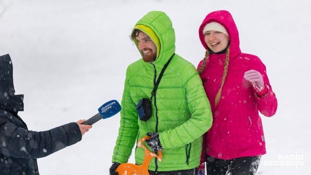 Fot. Robert Stachnik [Radio Szczecin] Sanki i ślizgi poszły w ruch [ZDJĘCIA]