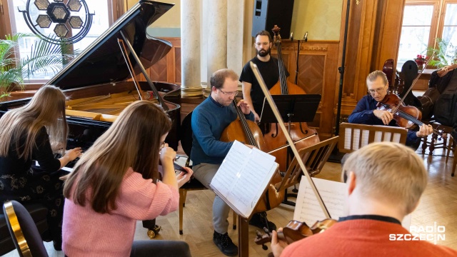 Nordic Ensemble. Fot Robert Stachnik [Radio Szczecin] Aleksandra Świgut i Nordic Ensemble z Chopinem w Willi Lentza [WIDEO, ZDJĘCIA]