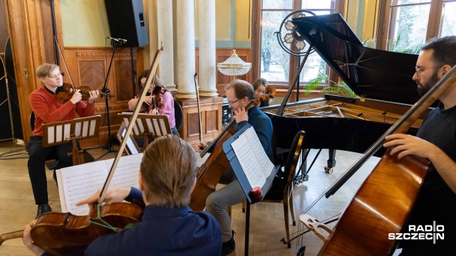 Nordic Ensemble. Fot. Robert Stachnik [Radio Szczecin] Aleksandra Świgut i Nordic Ensemble z Chopinem w Willi Lentza [WIDEO, ZDJĘCIA]