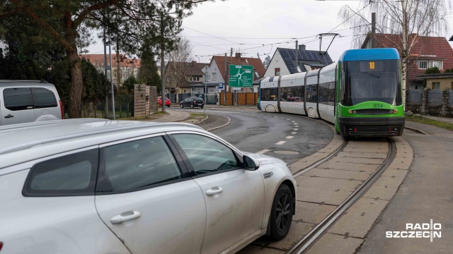 Fot. Robert Stachnik [Radio Szczecin] Ulica Okulickiego ma zostać poszerzona. Zlikwiduje to codzienne korki [ZDJĘCIA]
