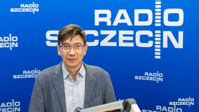 Łukasz Tyszler. Fot. Robert Stachnik [Radio Szczecin] PiS oskarża Rafała Trzaskowskiego o agitację w administracji samorządowej [ZDJĘCIA]