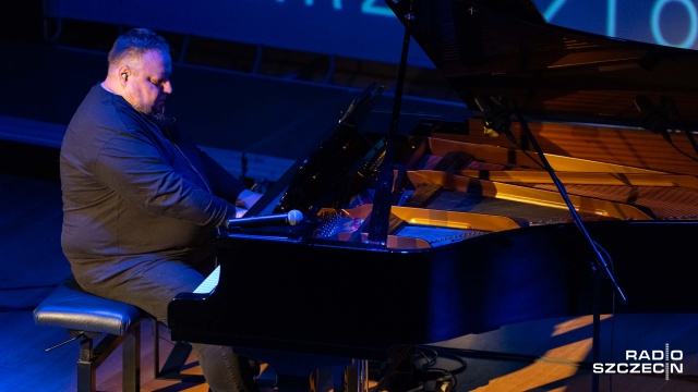 Fot. Robert Stachnik [Radio Szczecin] "Muzyka pod księżycem" Krzysztofa Baranowskiego w Radiu Szczecin [ZDJĘCIA]