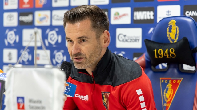 Robert Kolendowicz. Fot. Robert Stachnik [Radio Szczecin] Pogoń Szczecin przed półfinałem PP. "Specjalnie motywować nie trzeba" [ZDJĘCIA]