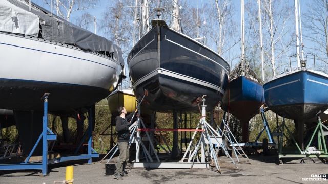 Fot. Kamila Kozioł [Radio Szczecin] Przygotowania do sezonu żeglarskiego [WIDEO, ZDJĘCIA]