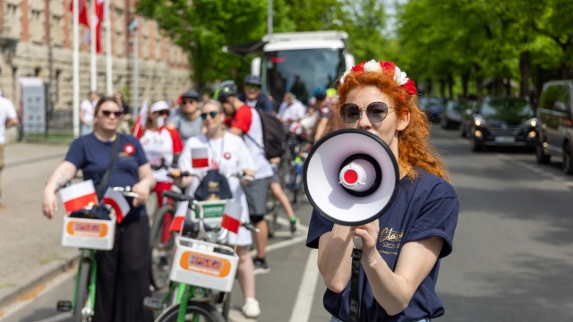 Fot. Robert Stachnik [Radio Szczecin] Dzień Flagi. Rowerowo i klasycznie [WIDEO, ZDJĘCIA]