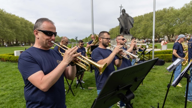 Fot. Robert Stachnik [Radio Szczecin] Koncert na zakończenie biało-czerwonego peletonu [WIDEO, ZDJĘCIA]