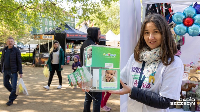 Fot. Robert Stachnik [Radio Szczecin] Ratunkiem jest kosztowna terapia w USA. Pomóż Adasiowi, odwiedzając jarmark [WIDEO, ZDJĘCIA]
