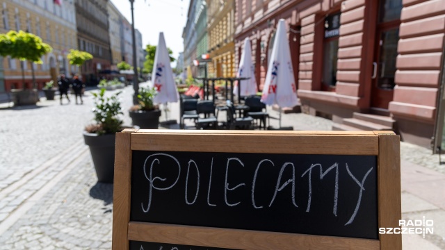 Fot. Robert Stachnik [Radio Szczecin] Deptak Bogusława bez drewnianych ogródków [WIDEO, ZDJĘCIA]