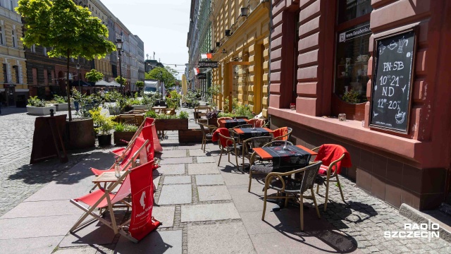 Fot. Robert Stachnik [Radio Szczecin] Deptak Bogusława bez drewnianych ogródków [WIDEO, ZDJĘCIA]