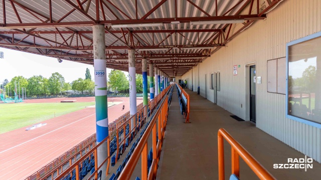 Fot. Robert Stachnik [Radio Szczecin] Stadion im. Wiesława Maniaka przejdzie remont [ZDJĘCIA]