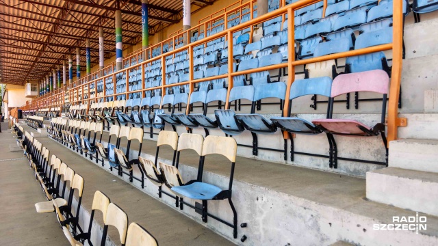 Fot. Robert Stachnik [Radio Szczecin] Stadion im. Wiesława Maniaka przejdzie remont [ZDJĘCIA]