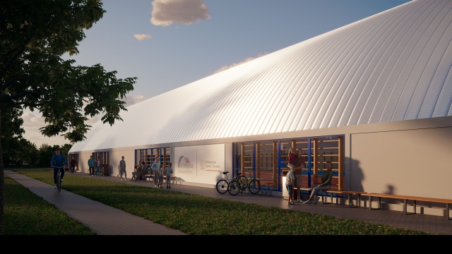 Mat. Ministerstwo Sportu i Turystyki Przy szczecińskich szkołach powstaną nowe hale sportowe [WIZUALIZACJE]